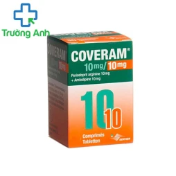 Coveram 10mg/10mg - Thuốc điều trị tăng huyết áp vô căn