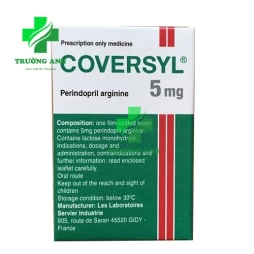 Coversyl 5mg - Thuốc điều trị tăng huyết áp của Pháp