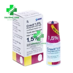 Cravit 1.5% - Thuốc điều trị viêm mắt của Nhật Bản