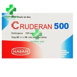 Cruderan 500 Hasan - Điều trị dư thừa sắt trong cơ thể