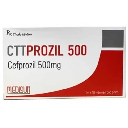 CTTProzil 500 - Thuốc điều trị nhiễm khuẩn hiệu quả của Medisun