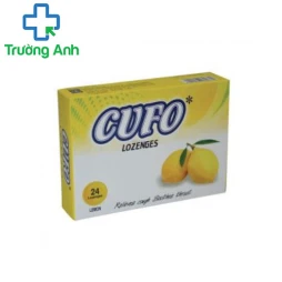 Cufo Lozenges (Lemon) - Hỗ trợ trị nhiễm khuẩn hầu, họng, miệng