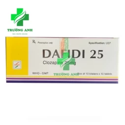 Dafidi 25mg - Thuốc điều trị tâm thần phân liệt hiệu quả