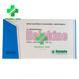 DALEKINE 200mg (Viên nén) - Thuốc điều trị động kinh của Danapha