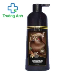 Dầu gội nhuộm tóc nâu Wakai 500ml 3in1 - Hiệu quả nhanh chóng và an toàn sử dụng