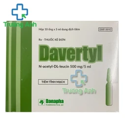Davertyl 500mg/5ml Danapha - Thuốc kháng sinh điều trị chóng mặt 