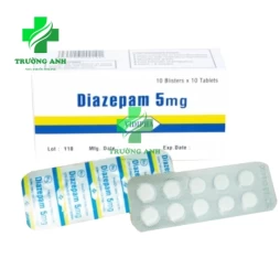 Diazepam 5mg - Thuốc điều trị rối loạn lo âu hiệu quả của Vidipha