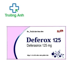 Deferox 125 Dopharma - Thuốc giúp chống tăng nồng độ sắt trong cơ thể