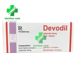 Devodil 50 - Thuốc điều trị triệu chứng rối loạn tâm thần, trầm cảm