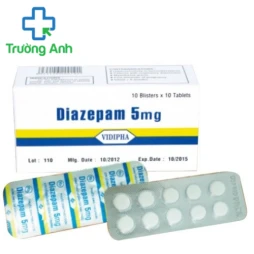 Diazepam 5mg - Thuốc điều trị rối loạn lo âu hiệu quả của Vidipha