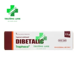 Dibetalic 15g Traphaco - Thuốc điều trị vảy nến, Eczema, á sừng
