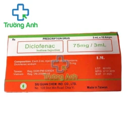 Diclofenac sodium Injection 75mg/3ml Siu Guan Chem - Điều trị đau