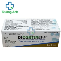 Dicortineff 5ml Polfa Warszawa - Thuốc điều trị viêm giác mạc, kết mạc