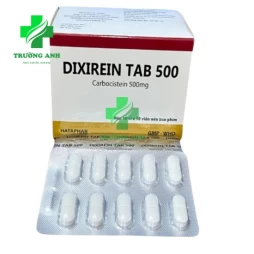 Dixirein Tab 500 - Thuốc làm tan chất nhầy trong các bệnh hô hấp