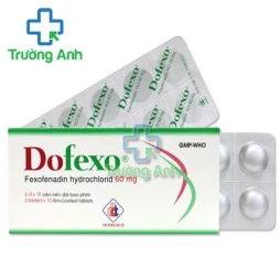 Dofexo 60mg Domesco - Thuốc điều trị mề đay, viêm mũi dị ứng hiệu quả
