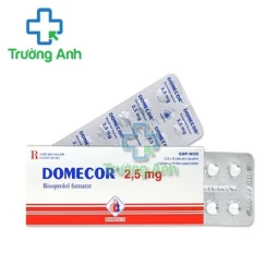 Domecor 2,5mg Domesco - Thuốc điều trị tăng huyết áp hiệu quả