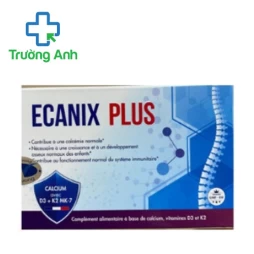 Ecanix Plus Lustrel - Giúp bổ sung Canxi, Vitamin D3 và K2 