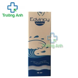 Edvincy NanoAg Lọ 75ml - Dung dịch vệ sinh mũi hàng ngày