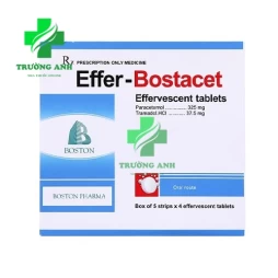 Effer Bostacet Boston - Thuốc hỗ trợ điều trị các cơn đau từ trung bình đến nặng