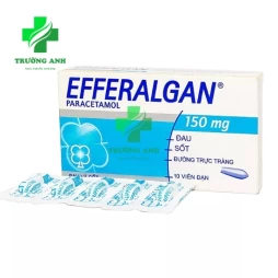Efferalgan 150mg (viên đặt) - Thuốc giảm đau, hạ sốt cho trẻ nhỏ