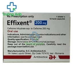 Aceclofen 500mg/50mg Antibiotice - Viên đặt giảm đau hiệu quả