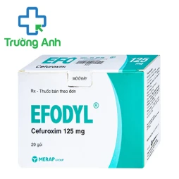 Efodyl 125mg (gói) - Thuốc điều trị bệnh do nhiễm khuẩn của Merap