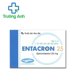 Entacron 25 - Thuốc điều trị phù nề, cổ trướng của SaViPharm
