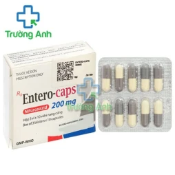 Entero-caps 200mg Domesco - Thuốc điều trị tiêu chảy cấp hiệu quả 