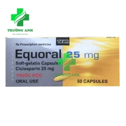 Equoral 25mg - Thuốc chống thải ghép sau ghép tạng của Teva