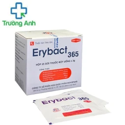 Erybact 365 Mekophar (gói bột) - Dùng để điều trị các bệnh nhiễm khuẩn hiệu quả