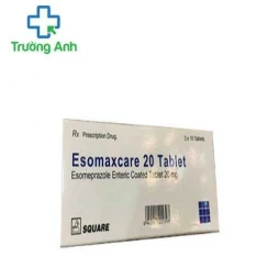 Esomaxcare 20 Tablet Square - Phòng ngừa loét dạ dày và loét tá tràng