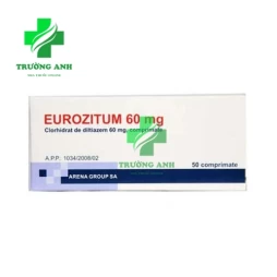 Eurozitum 60 mg - Thuốc điều trị đau thắt ngực hiệu quả của Romania