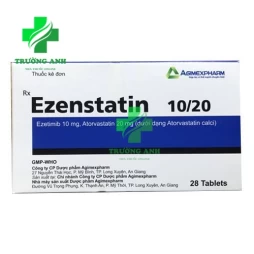 Ezenstatin 10mg/20mg - Giúp giảm cholesterol máu, dự phòng các biến cố tim mạch