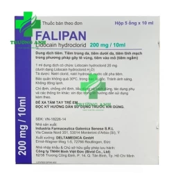 Falipan 200mg/10ml - Thuốc gây tê tại chỗ, gây tê vùng của Italy