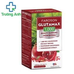 Faroson Glutamax 1000 30 Viên - Hỗ trợ làm đẹp da, trị nám hiệu quả của Mỹ