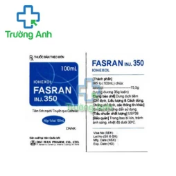 Fasran inj 350 - Thuốc tiêm tăng hấp thu X quang hiệu quả