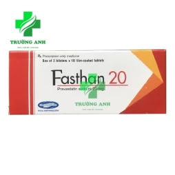 Fasthan 20 - Thuốc điều trị tăng cholesterol máu của SaVi