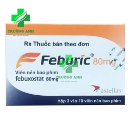 Feburic 80mg - Thuốc điều trị tăng Acid uric huyết của Pháp