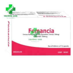 Femancia - Thuốc điều trị thiếu sắt trong máu, cần bổ sung sắt