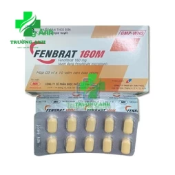 Fenbrat 160M Mebiphar - Thuốc hỗ trợ điều trị tăng Cholesterol máu