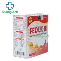 Feolic III Medupharm - Hỗ trợ bổ máu hàng đầu,ngừa thiếu máu