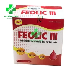Feolic III Medupharm - Hỗ trợ bổ máu hàng đầu,ngừa thiếu máu