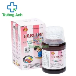 Ferlin 60ml - Siro phòng và hỗ trợ điều trị thiếu máu do thiếu sắt ở trẻ 