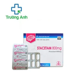 Stacetam 800mg Dopharma - Được dùng cho người bị đau đầu, mê sảng