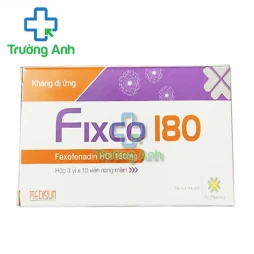 Fixco 180 Medisun - Thuốc điều trị viêm mũi dị ứng và mề đay hiệu quả