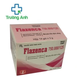 Flazenca 750.000/125 Dopharma (viên) - Điều trị nhiễm trùng răng miệng cấp tính