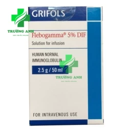 Flebogamma 5% DIF 2.5g/50ml Grifols - Điều trị suy giảm miễn dịch hiệu quả