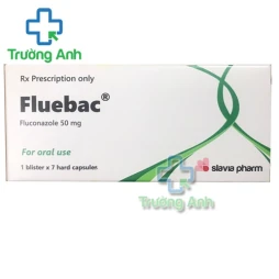 Fluebac 50mg Slavia Pharm - Thuốc điều trị nấm Candida