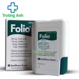 Folio SteriPharm - Bổ sung Axit folic, I ốt và các dưỡng chất