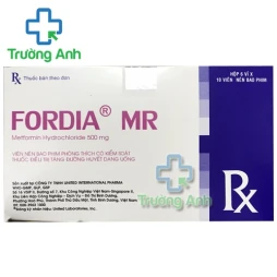 Fordia MR 500mg - Thuốc điều trị đái tháo đường type 2